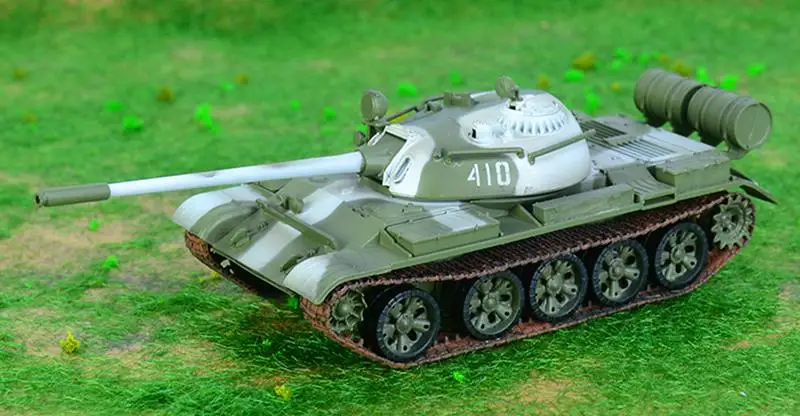 1/72 масштаб предварительно построенный Второй мировой войны T-55 советский боевой танк хобби Коллекционная готовая пластиковая модель