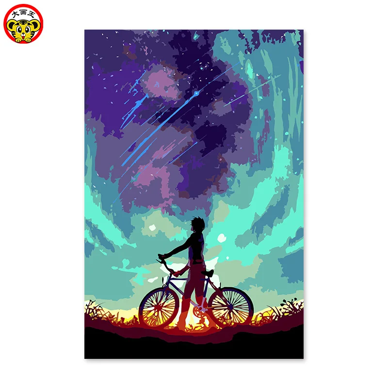 Раскраска по номерам сделай сам набор для рисования с изображением красивого