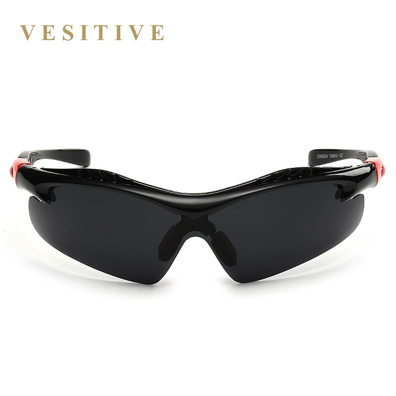 Брендовые поляризованные солнцезащитные очки мужские черные спортивные 2017 для