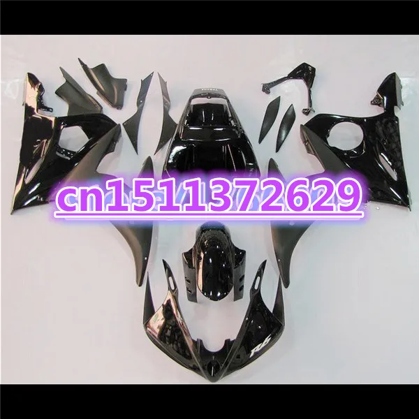 

Полностью черный обтекатель кузова для YZF R6 2003 2004 2005 YZF-R6 03 04 05 YZFR6 600 03-05 обтекатель комплект