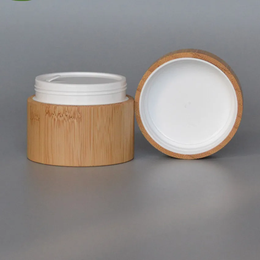 bamboo jar(pp) 30 г косметические 10/20/30/50/100 г роскошный Твердый бамбуковый крем контейнер деревянную коробку банки с гравировкой, 1oz Косметический уход за кожей лица крем jar - Цвет: bamboo jar(pp)