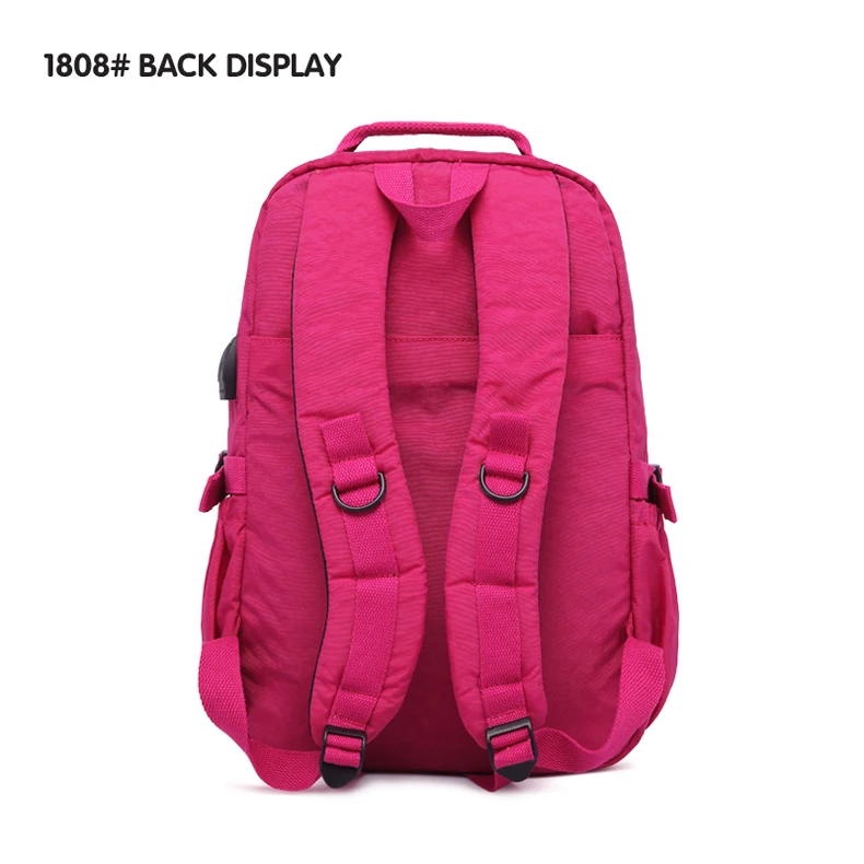 TEGAOTE Wome рюкзак школьный для девочек-подростков нейлоновый Повседневный Mochila Feminina с защитой от кражи USB зарядка Рюкзак для ноутбука Sac A Dos