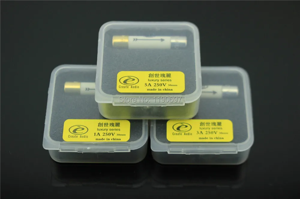 1 шт. Create Audio FUSE Ceramic DIY HIFI аксессуары для усилителей Deluxe M (роскошная серия) 250V 6*30mm 1A
