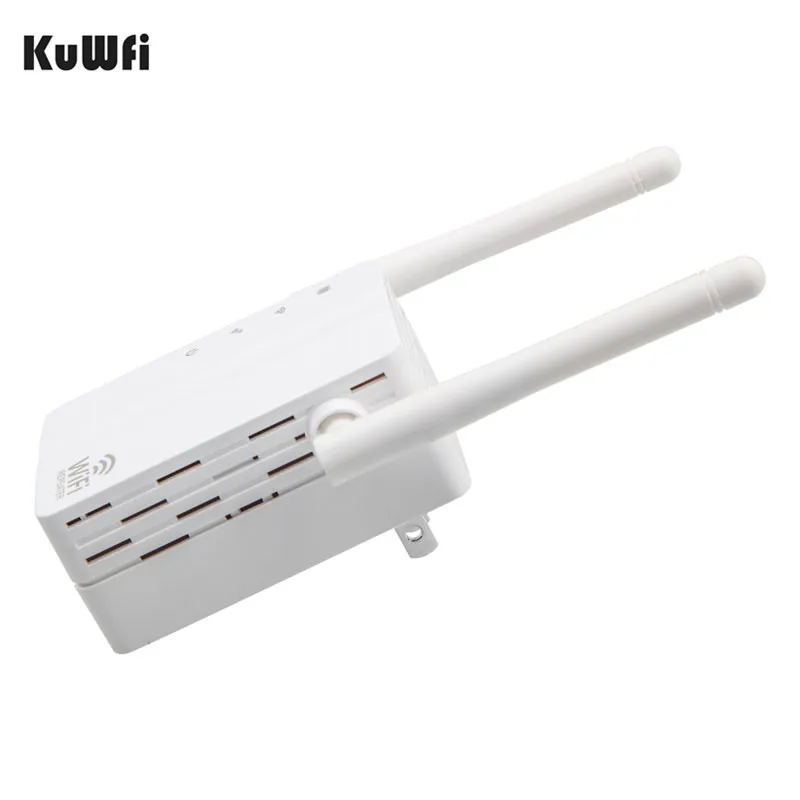 

KuWFi Wireless N Wifi Repeater 802.11n/b/g Network Router Long Distance Wifi Expander 300Mbps 2dbi Antennas Signal Boosters