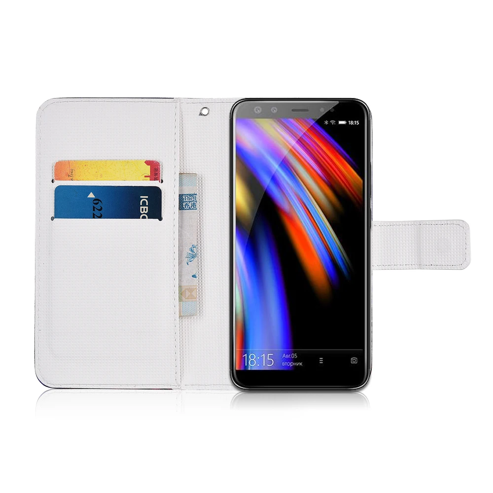 Чехол KESIMA для BQ BQ-6000L Aurora мультяшный кошелек из искусственной кожи Модный милый
