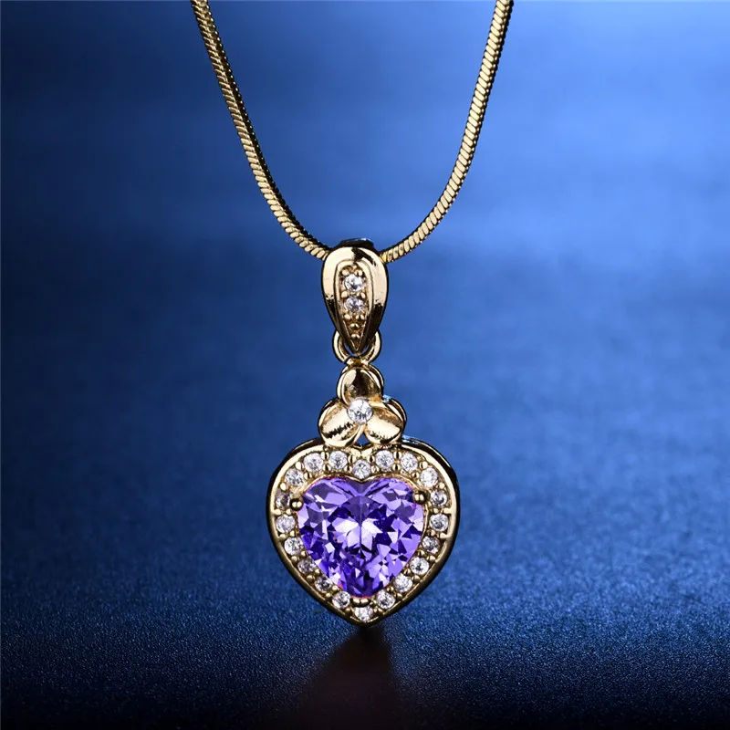 Будонг модное сердце с бесконечностью Love Silver/Gold Color Slide подвеска цепочка змейка