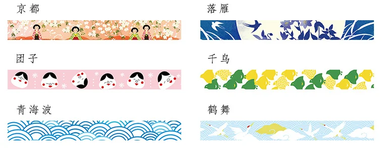 1 шт./компл. Новинка года милые Kyoto украшение серии "сделай сам" декоративные альбом-ежедневник малярный скотч васи лента канцелярские принадлежности