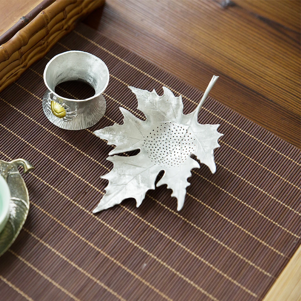 Металлический оловянный ситечко для чая Gongfu аксессуары фильтр инструменты