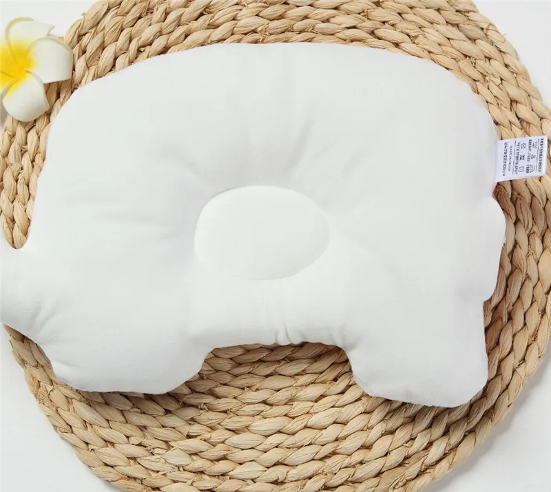 

2017 Brand New Baby Stereotypes Pillow China Cotton Baby Head Shape Pillow Small Elephant Cartoon Defensive Baby Pillow Free