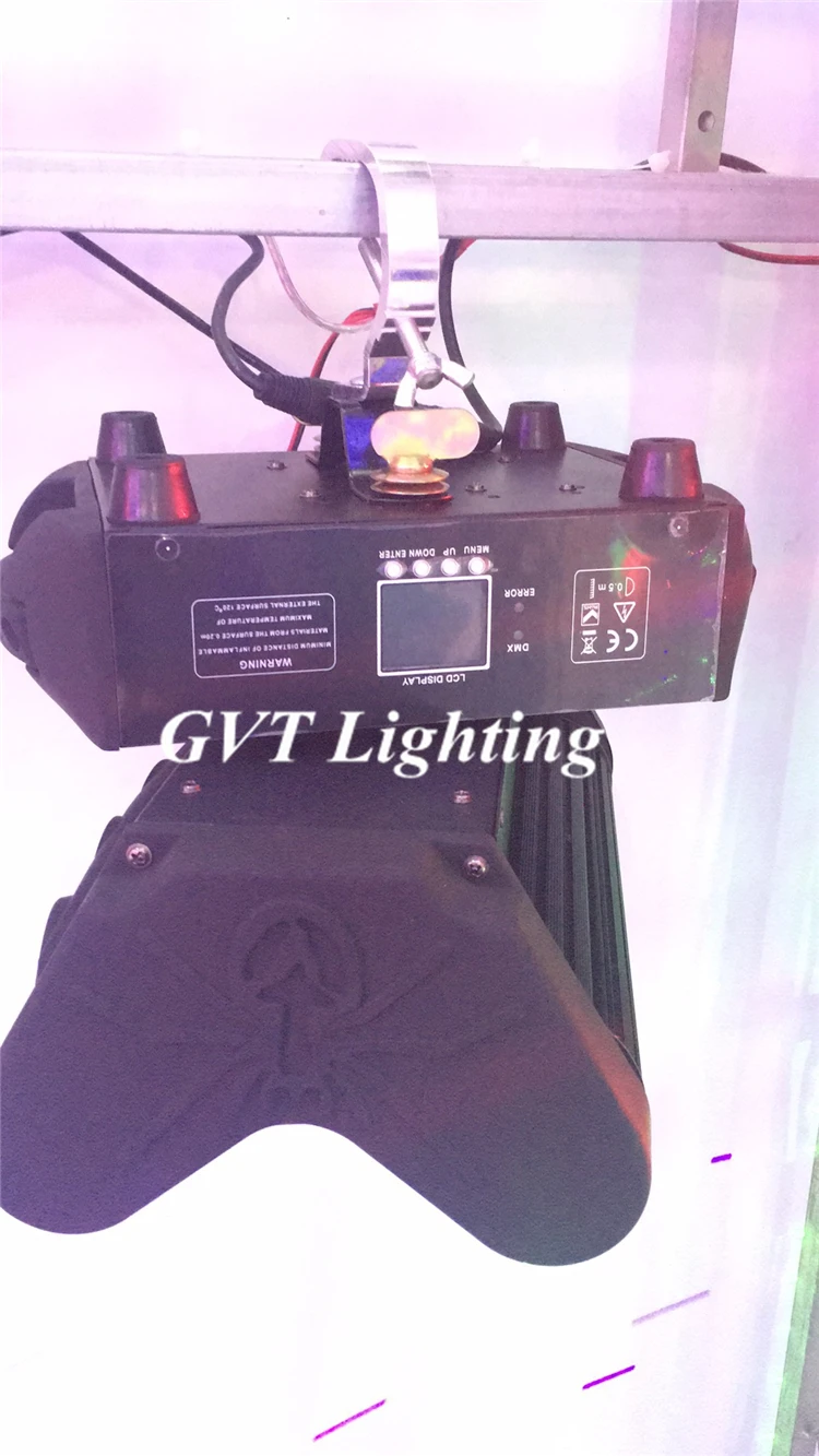 Новинка RGB светодиодный светильник паук s движущаяся головка лазерный dmx512