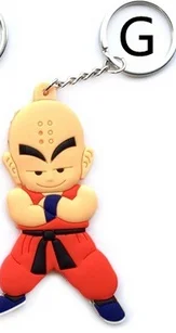 G Аниме Dragon Ball брелок "Обезьяна" Сон Гоку Супер Саян силиконовая трубка для водяного охлаждения Брелок фигурка кулон брелок Коллекция игрушка ZKDBF - Цвет: G