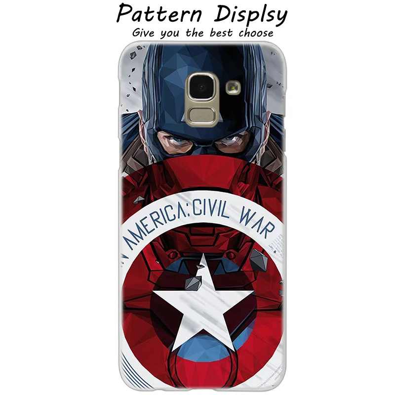 04 Герой Marvel Капитан Америка футляр для samsung Galaxy J2Pro J4 J6 J8 J3 J5 J7 2017EU Prime Core плюс крышка моды - Цвет: 04