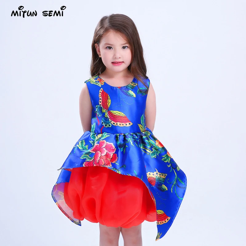 Mitun/Новинка 2017 года Цветочные Свадебные платья для девочек пасхальное подружек