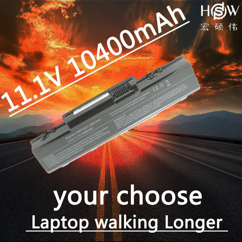 Аккумулятор HSW для ноутбука Acer Aspire AK.006BT.020 AK.006BT.025 AS07A31 5732Z 5735 5737Z 5738 5740 5740G 7715Z