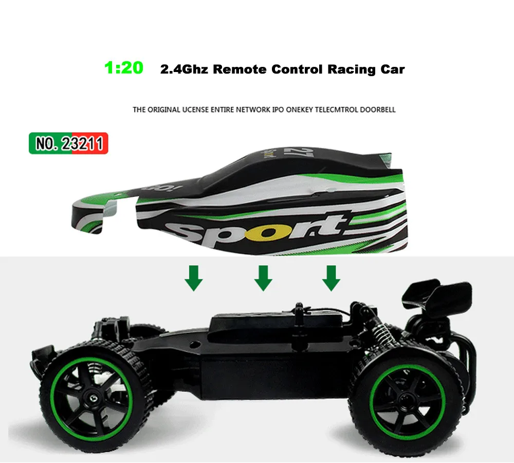 HIINST Мода 2,4 GHZ 2WD Радио пульт дистанционного управления внедорожный RC RTR гоночный автомобиль грузовик Отличная производительность по бездорожью JAN24