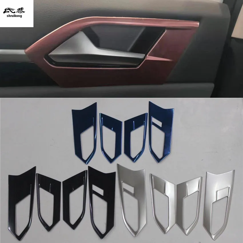 4 шт./лот Внутренняя дверь из нержавеющей стали декоративная крышка для Volkswagen VW