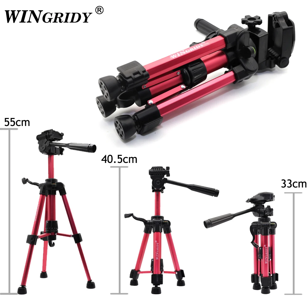 WINGRIDY Профессиональный штатив Трипод для камеры Canon Nikon Sony DSLR Camera Camcorder мини