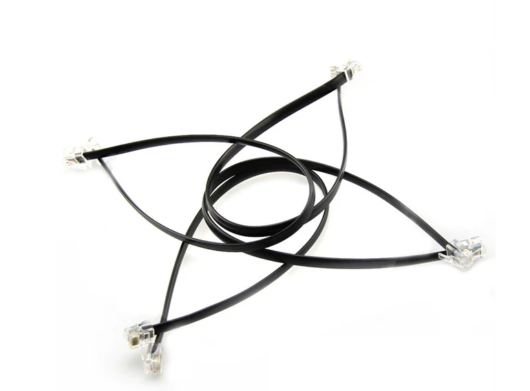 4 шт. 6P6C RJ25 кристаллический соединительный кабель проводка для DIY модели RC Robot