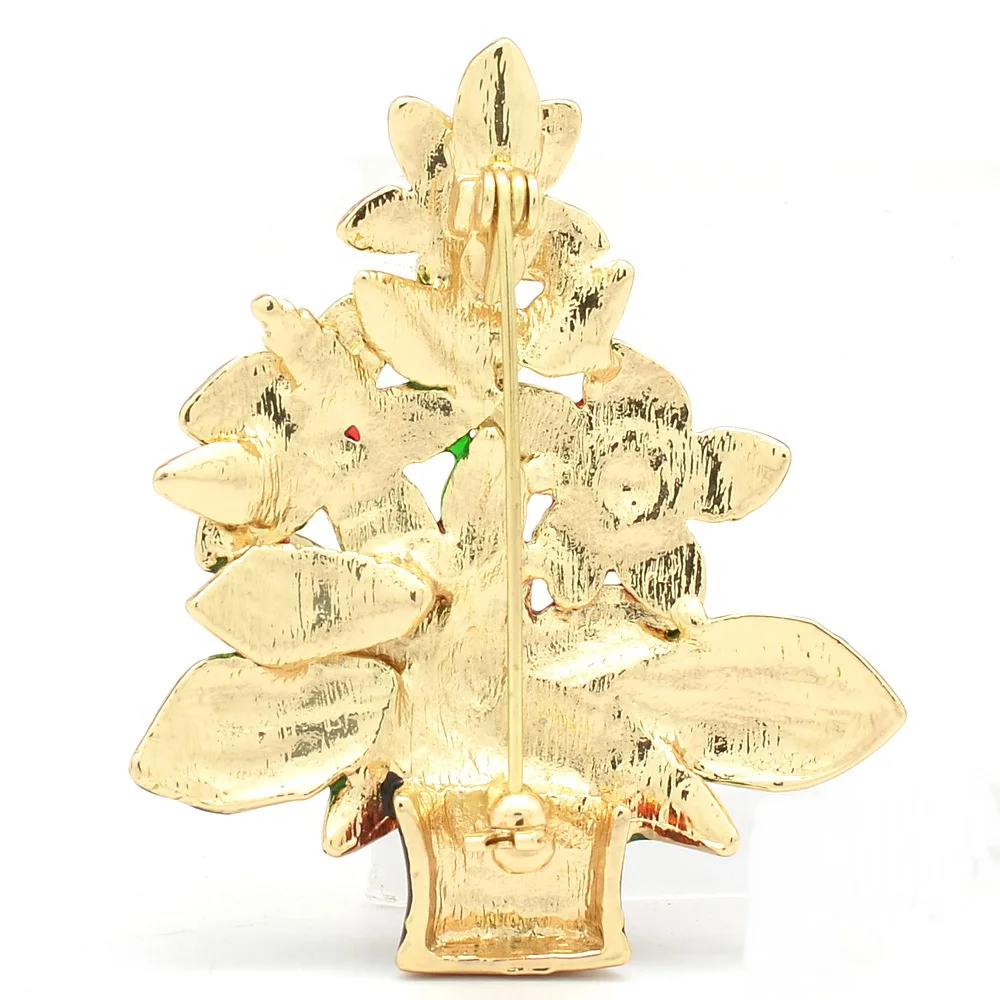 Новинка 2014 модная бриллиантовая брошь булавки рождественский подарок женская