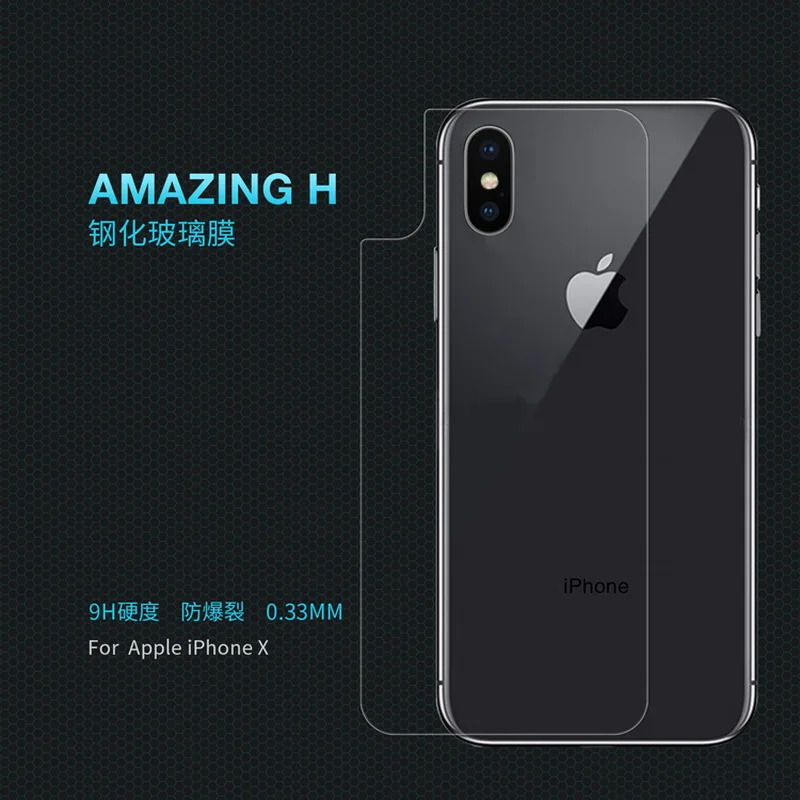 Закаленное стекло Nillkin Amazing H для Iphone x Противоударная Защитная пленка x|tempered glass|back