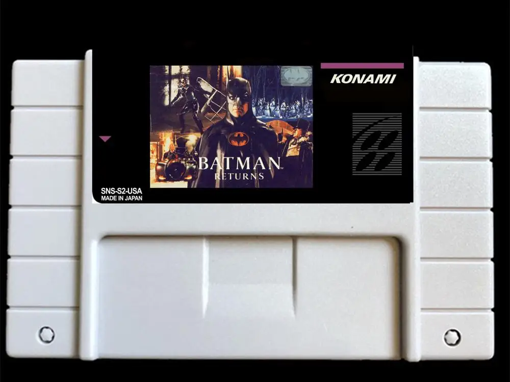 Карта для видеоигр Batmaned возвращается в США-версия NTSC 46 контактов версия Для