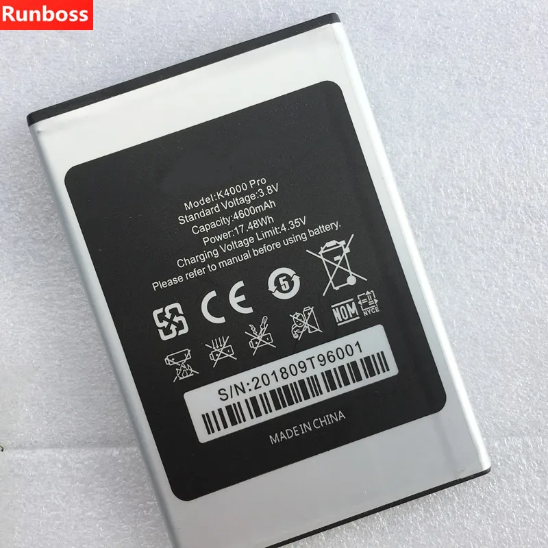 Аккумулятор мобильного телефона для OUKITEL K4000 Pro Аккумулятор 4600 мАч долгое время ожидания Высокая емкость