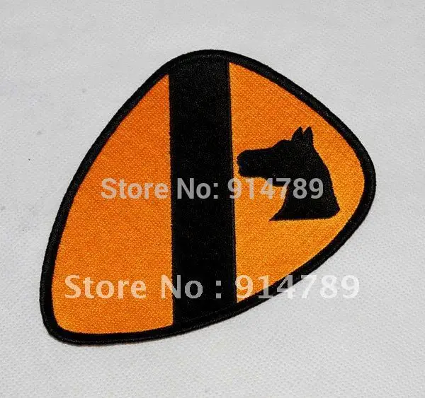 Второй мировой войны США армия 1 я лошадь нашивка вышивка значок 31940|patch system|badge