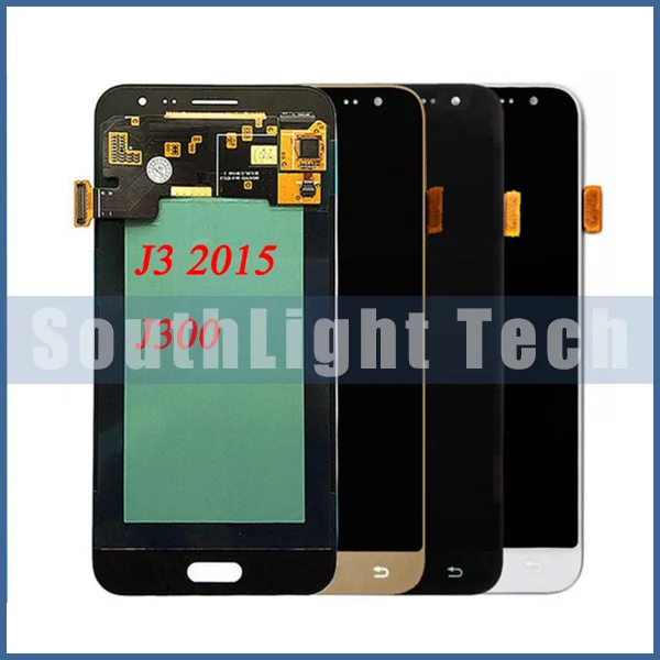 

Класс AAA + + Super Amoled для SAMSUNG GALAXY J3 LCD J3 2015 J300 J300F J300H дисплей кодирующий преобразователь сенсорного экрана в сборе Замена