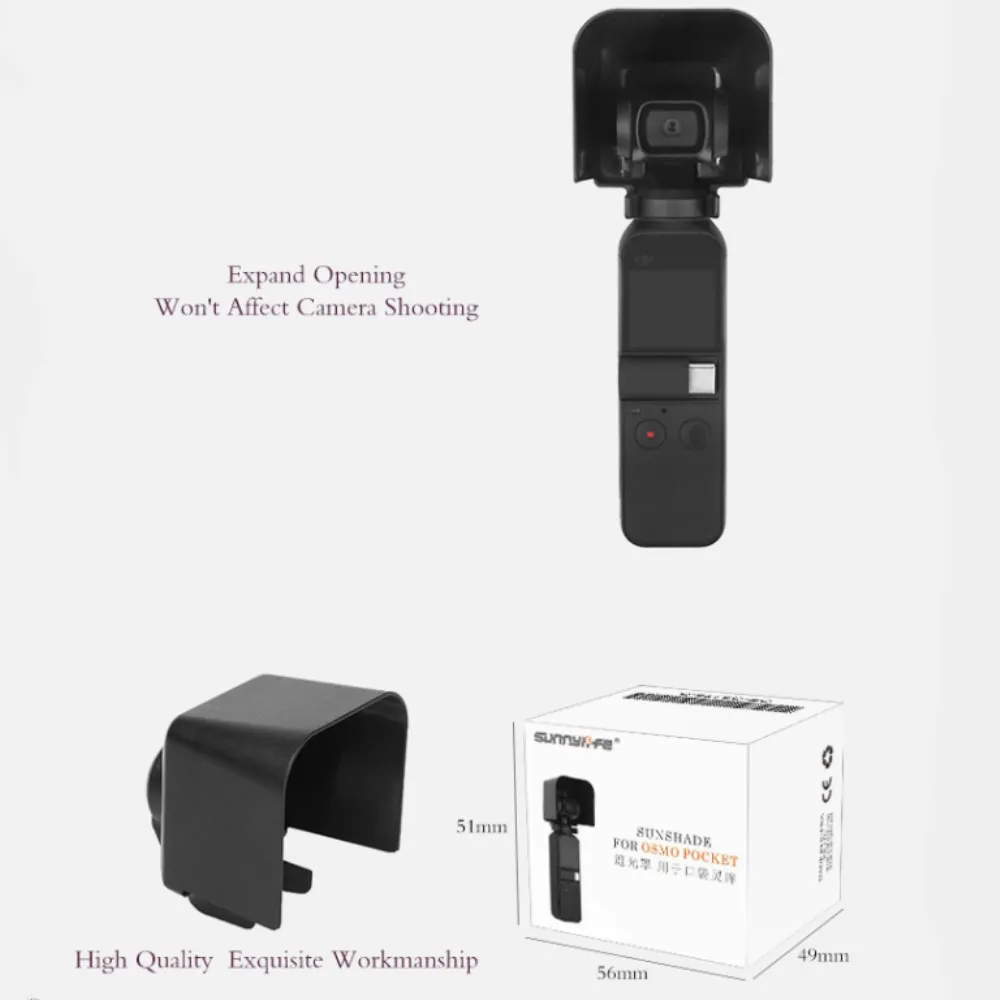 Защитная крышка для объектива камеры DJI OSMO Pocket карманные аксессуары Sunhood |