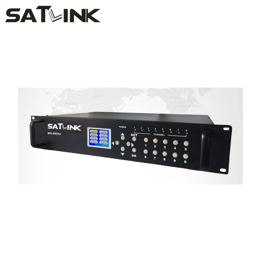 8 маршрутный модулятор SATLINK Φ DVB T HD 1080P MPEG4 HD/AV|dvb-t hd|satlink dvb-tmpeg4 dvb-t |