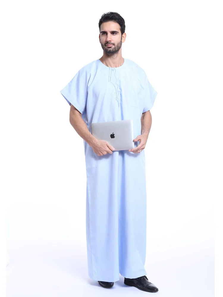 Мужская мусульманская одежда abaya мусульманский кафтан мужская Тауб большие