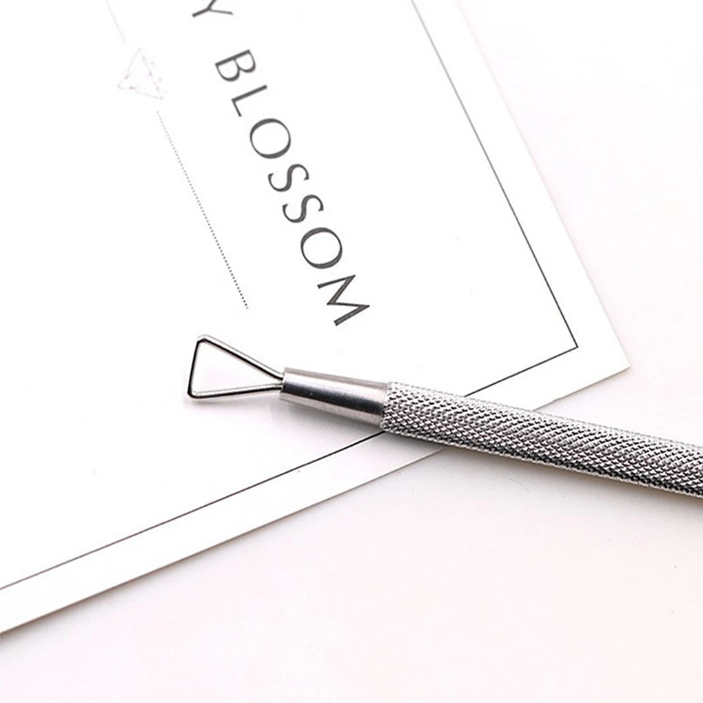 Триммер для кутикулы из нержавеющей стали удаления ногтей ручка омертвевшей