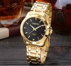 Топ люксовый бренд кварцевые часы из нержавеющей стали мужские 18k золотые наручные часы, Рождественский подарок Montre Homme hombre reloj relogio masculino