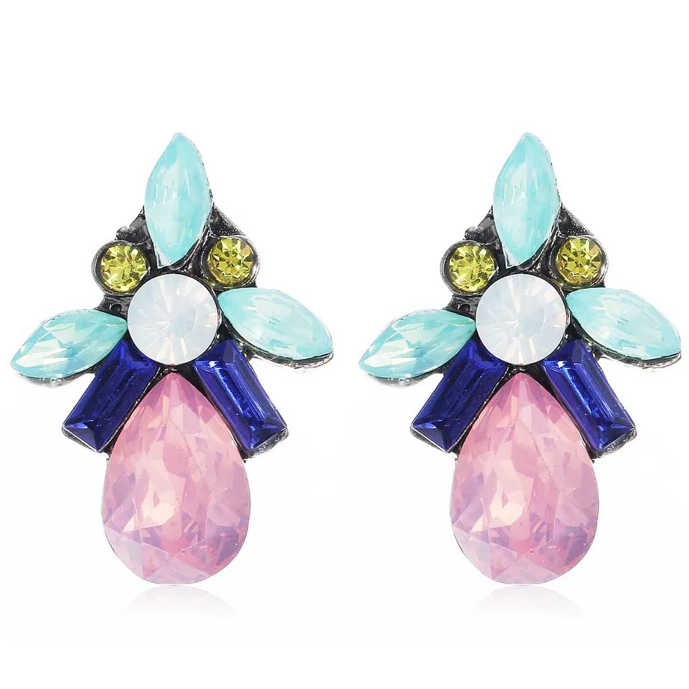 YaYi розовые зеленые синие белые желтые серьги подвески женские модные с черным