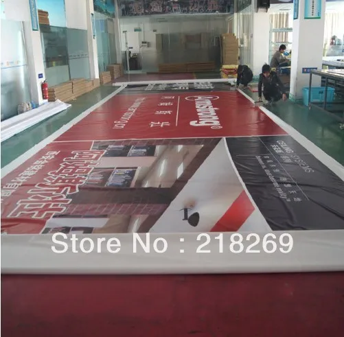 Индивидуальные большой fromat баннер наружный подвесной обычай печать ПВХ