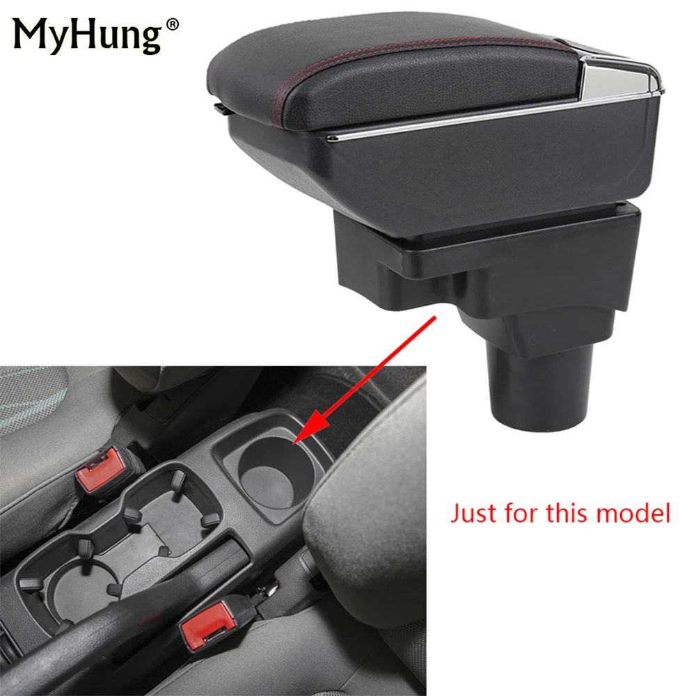 

Armrest box For Chevrolet Aveo Sonic Lova T250 T300 Central Console Arm Store Candy box cup holder With Rise and Down Function