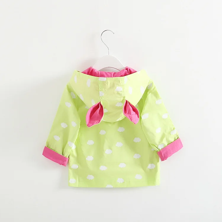 Новинка модные куртки с капюшоном для маленьких девочек одежда малышей 7BBC014 |