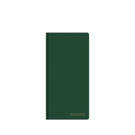 Green Одноцветный Карманный ежедневник-органайзер, ежедневник, ежедневник, записная книжка, ретро блокнот, записная книжка - Цвет: Green