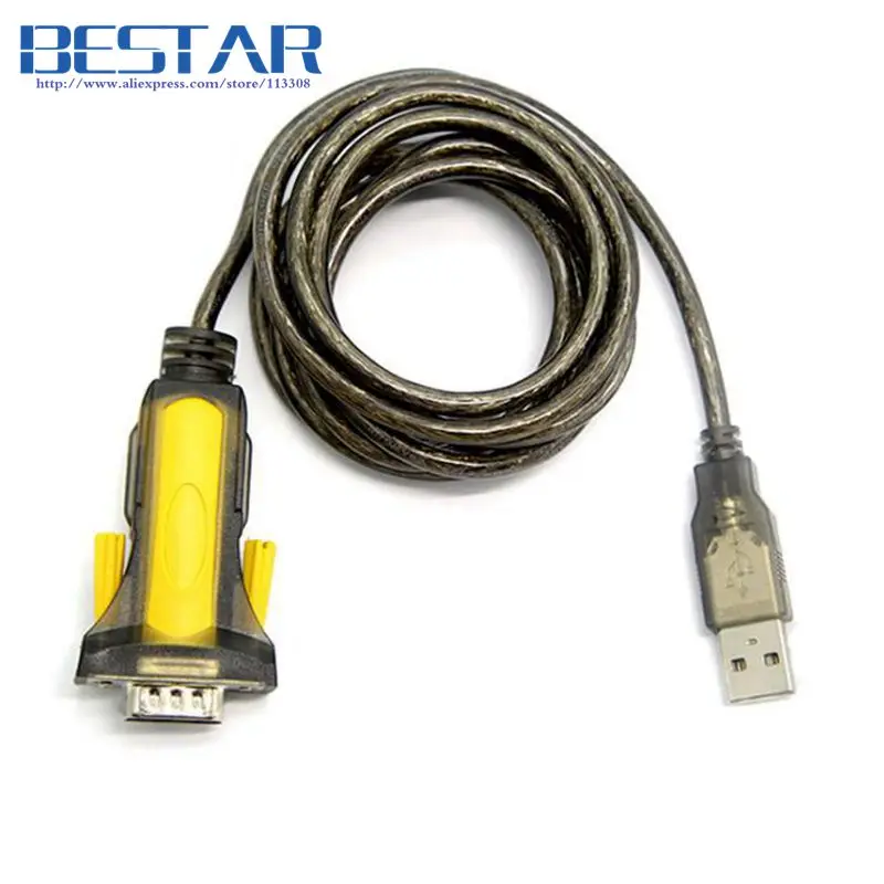 USB к RS232 RS 232 COM Port Серийный PDA 9 DB9 pin кабель адаптер 1 5 м футов с чипом для Windows 7 8 32 64