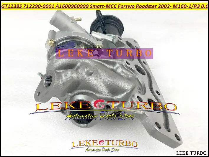 GT1238S 712290 5001S A1600960999 турбо для Smart MCC Fortwo Roadster 2002 06 M160 1 M160R3 3 Cyl 0.6L бензин|turbo turbo turbo|turbo