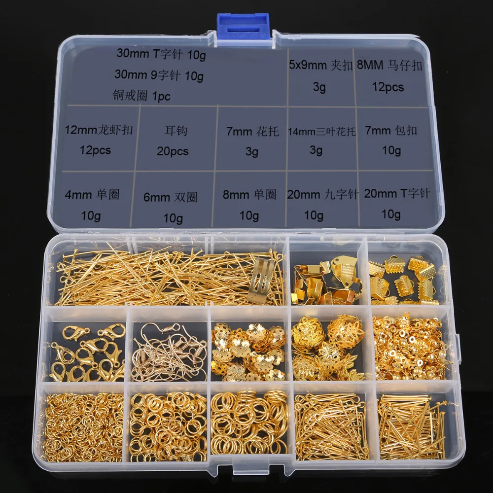 Серьги сделай сам ювелирные изделия фурнитура золотистая искусственная