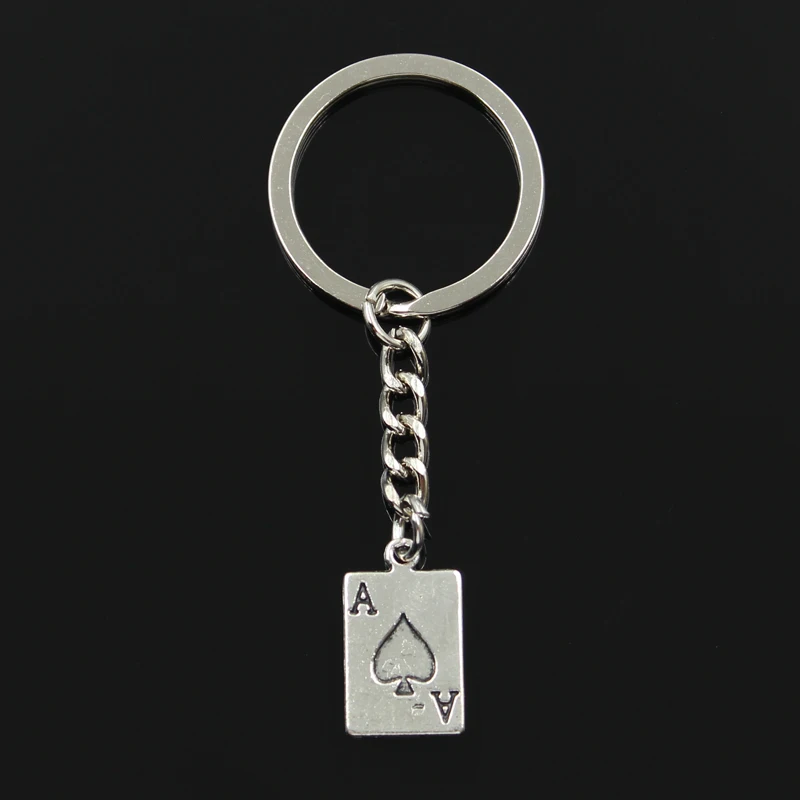 Брелок 20x12 мм Ace Of Spade игровая карта стандартное мужское украшение сделай сам