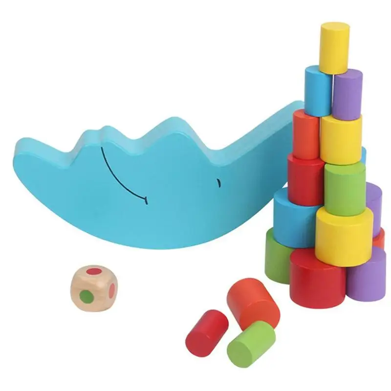 Игра Луна равновесия деревянные штабелируемые блоки балансирующая игра