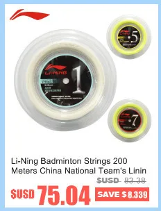 15 шт. Подкладка бадминтон волан+ 60 гусиное перо Летающий стабильность Li-Ning прочный птички Li Ning мяч Battledore L658K01