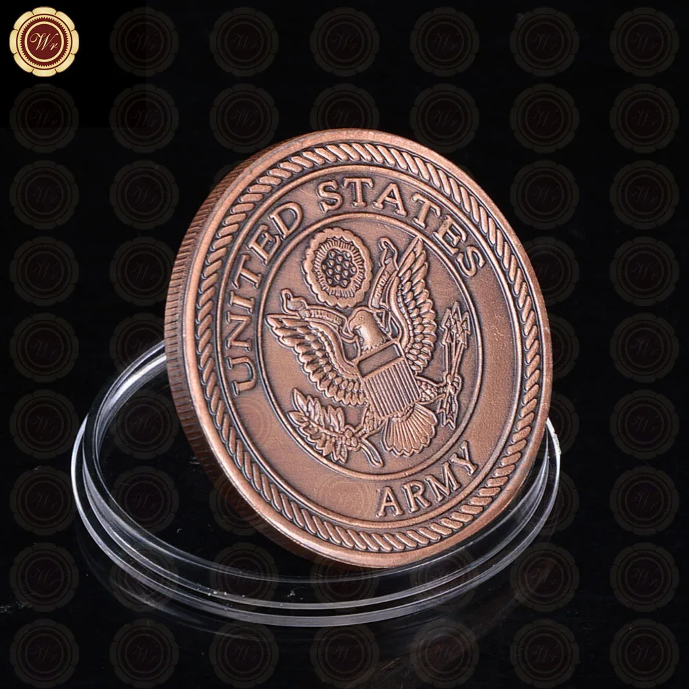 WR деловой сувенирные подарки США армейская монета американские памятные медные