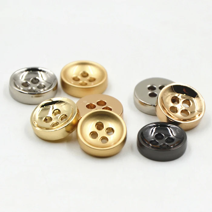 Высококачественная Модная рубашка с металлической чашей и пуговицами черная