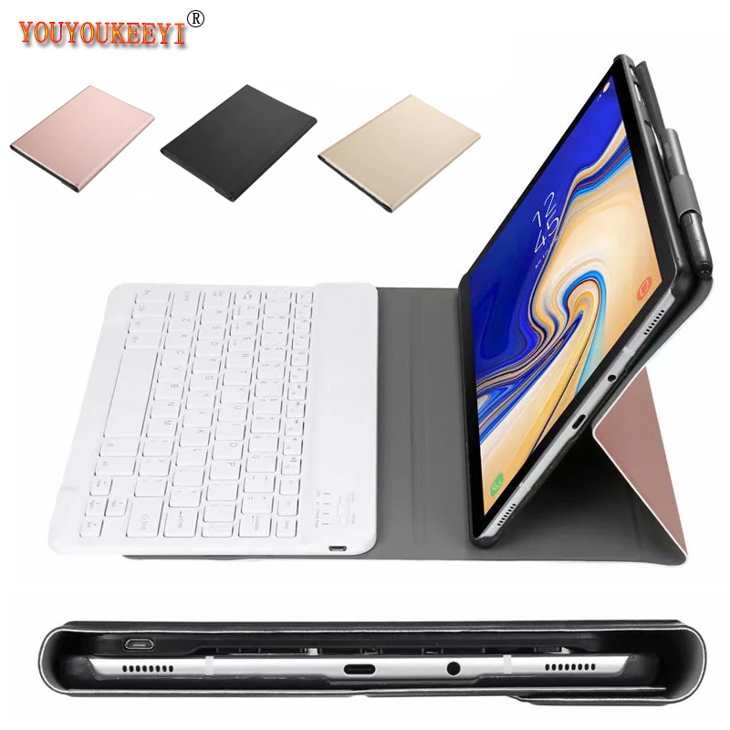 Чехол с клавиатурой Bluetooth для Samsung Galaxy Tab A 10,1 SM-T510 SM-T515 планшет откидная подставка