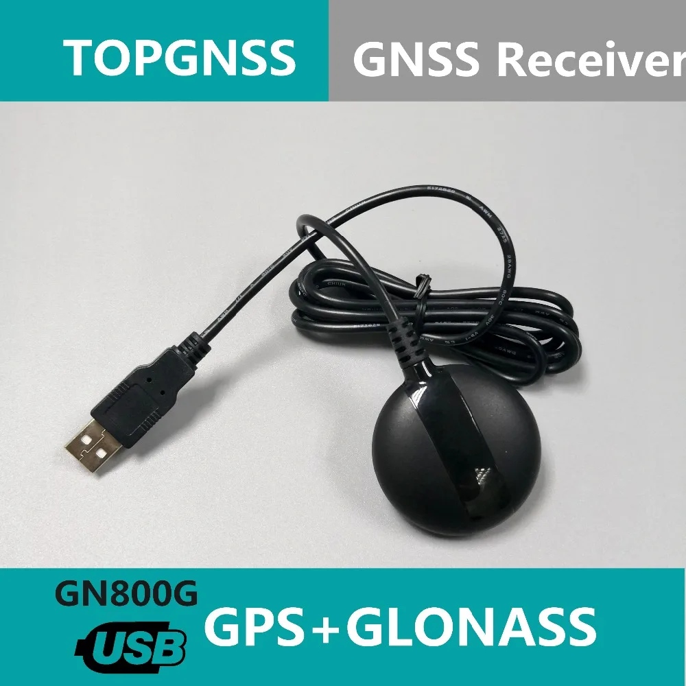 GPS ресивер TOPGNSS с USB GLONASS M8030 двойной приемник GNSS модуль антенны вспышка ноутбук ПК