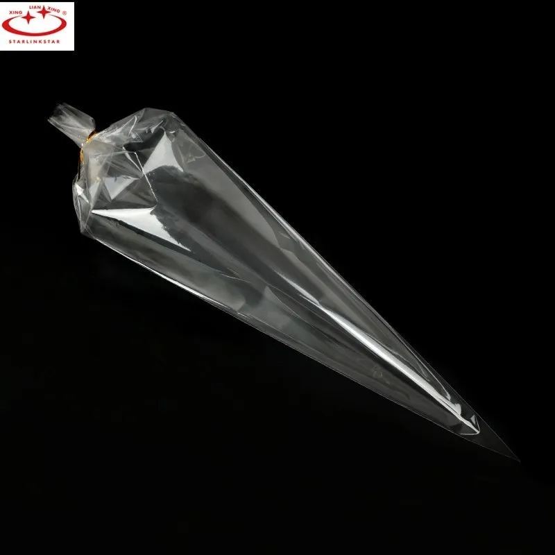 50PCS Candy Bag Wedding Birthday Party Decoration Gift Conical Plastic Packaging Cookie Dropshipping |