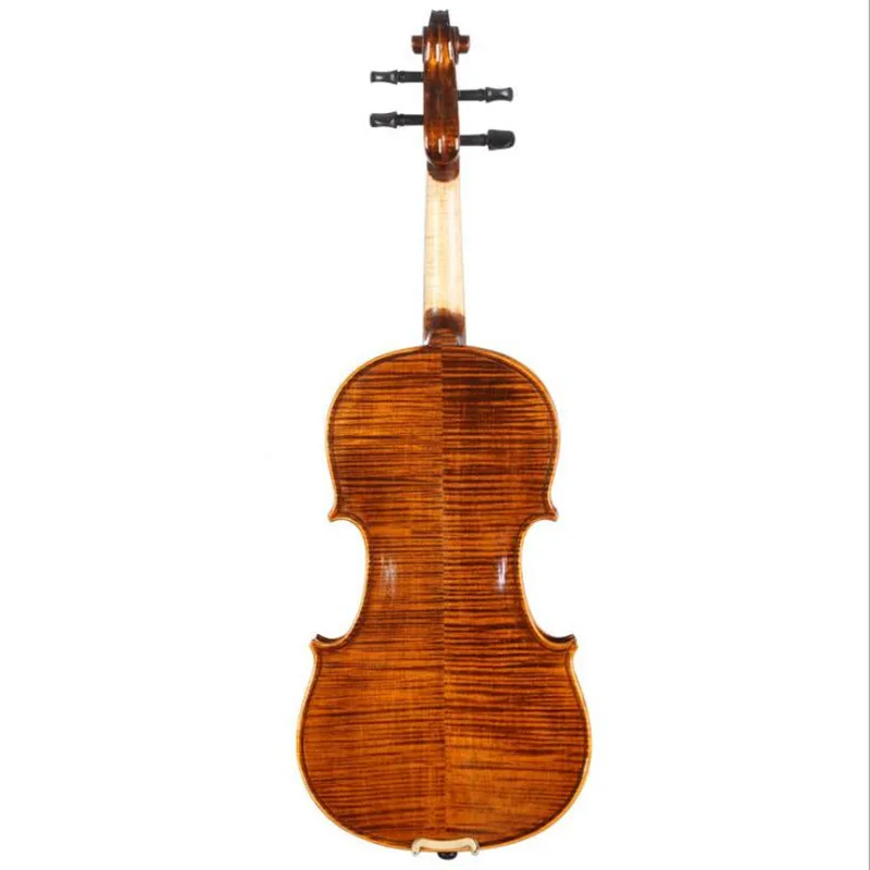ZONAEL скрипка ручной работы 4/4 3/4 1/4 1/8 крафт полоса клен для начинающих w/Case Mute Bow Dark